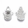 Tibetan Style Alloy Pendants X-TIBE-N010-37AS-RS-2