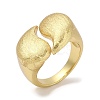 Rack Plating Brass Cuff Finger Rings for Women RJEW-C114-13B-G-1