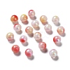 Two Tone Opaque Acrylic Beads LS-SACR-P024-01A-W14-1