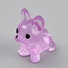 Luminous Resin Dog Display Decorations RESI-CJC0012-30B-2