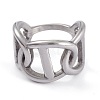 Tarnish Resistant Unisex 304 Stainless Steel Finger Rings RJEW-K233-14B-P-1