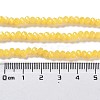 Baking Paint Imitation Jade Glass Bead Strands X-DGLA-A034-J4MM-A30-3