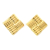 PVD Vacuum Plating 304 Stainless Steel Stud Earrings for Women EJEW-L284-08G-1