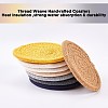 Cotton Thread Weave Hot Pot Holders DIY-NB0003-20-5