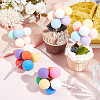 6Pcs 2 Colors Foam Cake Insert Card Decoration AJEW-SC0002-74-4