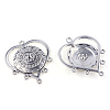 Tibetan Style Alloy Chandelier Components TIBE-Q054-08AS-NR-1