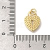 Brass Micro Pave Cubic Zirconia Pendants KK-R002-04G-3