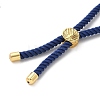 Cotton Cord Bracelet Making KK-F758-03P-G-3