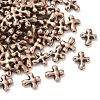 Tibetan Style Alloy Beads PALLOY-A018-R-NR-2