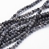 Natural Larvikite Beads Strands GSR3mmC128-1