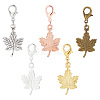 ARRICRAFT 20pcs Maple Leaf Alloy Pendants Decorations Set HJEW-AR0001-10-7