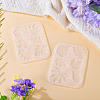 2Pcs Leaf DIY Pendant Silicone Molds DIY-TA0014-07-7