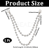 1Pc Polymer Clay Rhinestone Round Beads Trousers Chain AJEW-CY0002-45-2