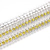 Iron Rhinestone Cup Chains CH-T006-04S-07-1