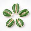 Natural Cowrie Shell Beads X-SHEL-S274-04-2
