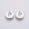 Non-Tarnish 304 Stainless Steel Charms STAS-P212-15P-11-1