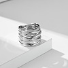 Cross 304 Stainless Steel Finger Rings FS-WG16BAC-03-2