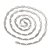 304 Stainless Steel Oval Link Chains CHS-S012-25P-2