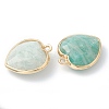 Natural Amazonite Pendants X-G-B009-03G-B-2