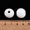 Painted Natural Wood Beads WOOD-A018-16mm-19-3