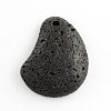 Natural Lava Rock Pendants G-S139-09-2