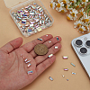 180Pcs 6 Styles Glass Rhinestone Cabochons RGLA-FG0001-26-3