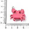 Opaque Resin Pendants RESI-A050-01C-3