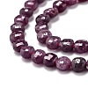 Natural Ruby/Red Corundum Beads Strands G-H266-19-2