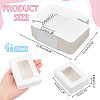 Rectangle Folding Paper Storage Boxes CON-WH0106-01B-03-2