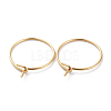 316 Surgical Stainless Steel Hoop Earring Findings STAS-J025-01D-G02-1