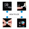Tarnish Resistant Adjustable 304 Stainless Steel Finger Rings Components STAS-F149-21P-B-4