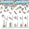 2 Sets DIY Jewelry Making Finding Kits FIND-SC0019-64AS-2