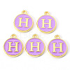 Golden Plated Alloy Enamel Charms LS-X-ENAM-S118-10H-2