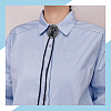 2Pcs 2 Colors PU Leather Lariat Necklace NJEW-GF0001-15-4