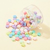120Pcs Opaque Acrylic Beads SACR-FS0001-16-3
