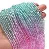 Transparent Painted Glass Beads Strands LS-DGLA-A034-T3mm-A10-2