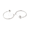 Non-Tarnish 304 Stainless Steel Stud Earring LS-EJEW-H134-02B-P-2