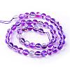 Synthetic Moonstone Beads Strands G-R375-8mm-B-3