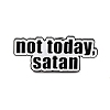 Not Today Satan Enamel Pin JEWB-O008-B04-1