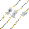Handmade Brass Round Beaded Chains CHC-L053-02G-1