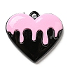Spray Painted Alloy Pendants PALLOY-Z015-03EB-1