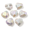 UV Plating Rainbow Iridescent Acrylic Beads OACR-P010-03I-2