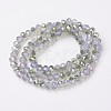 Electroplate Glass Beads Strands EGLA-A034-J6mm-S07-2
