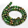 Round Millefiori Glass Beads Strands LK-P001-10-3