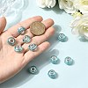 Rondelle Handmade Gold Sand Lampwork European Large Hole Beads LPDL-R007-07B-5