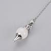 Natural Crystal Sphere Dowsing Pendulums BJEW-E292-A10-2
