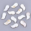 Natural Freshwater Shell Cabochons SHEL-R113-13-1