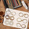 Plastic Drawing Painting Stencils Templates DIY-WH0396-0151-3