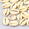 Printed Cowrie Shell Beads SHEL-S274-03-2