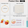 Punch Embroidery Starter Kits DIY-WH20007-13A-2